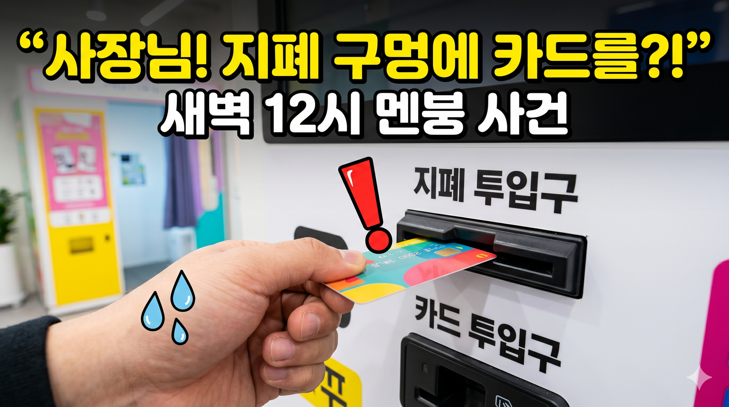 무인 사진관 이모저모 (ft.취객 에피소드1) - 무인셀프포토스튜디오