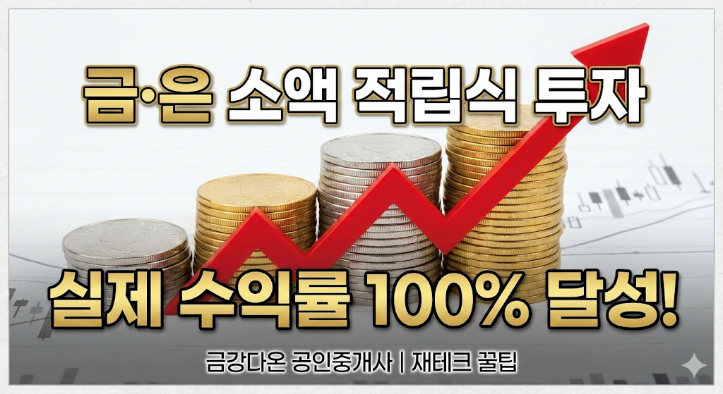 금,은 적립식 투자 추천 (은 수익률 100%돌파) - 투자이야기