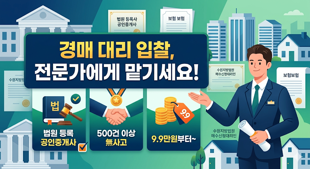 경매 대리 입찰, 아무에게나 맡기지 마세요! (단순 대리 9만 9천원~) | 금강다온공인중개사사무소 - 경공매
