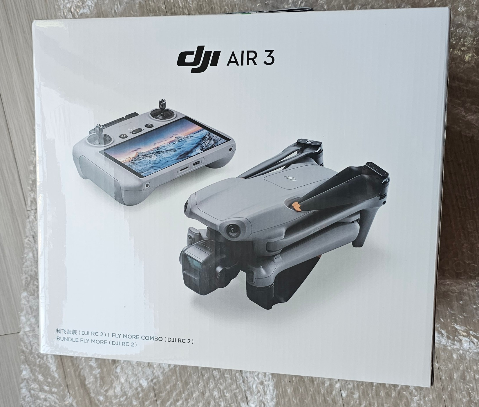 DJI 매빅 에어3 언박싱 (ft. Mavic Air3 Fly more combo - RC2) - 드론