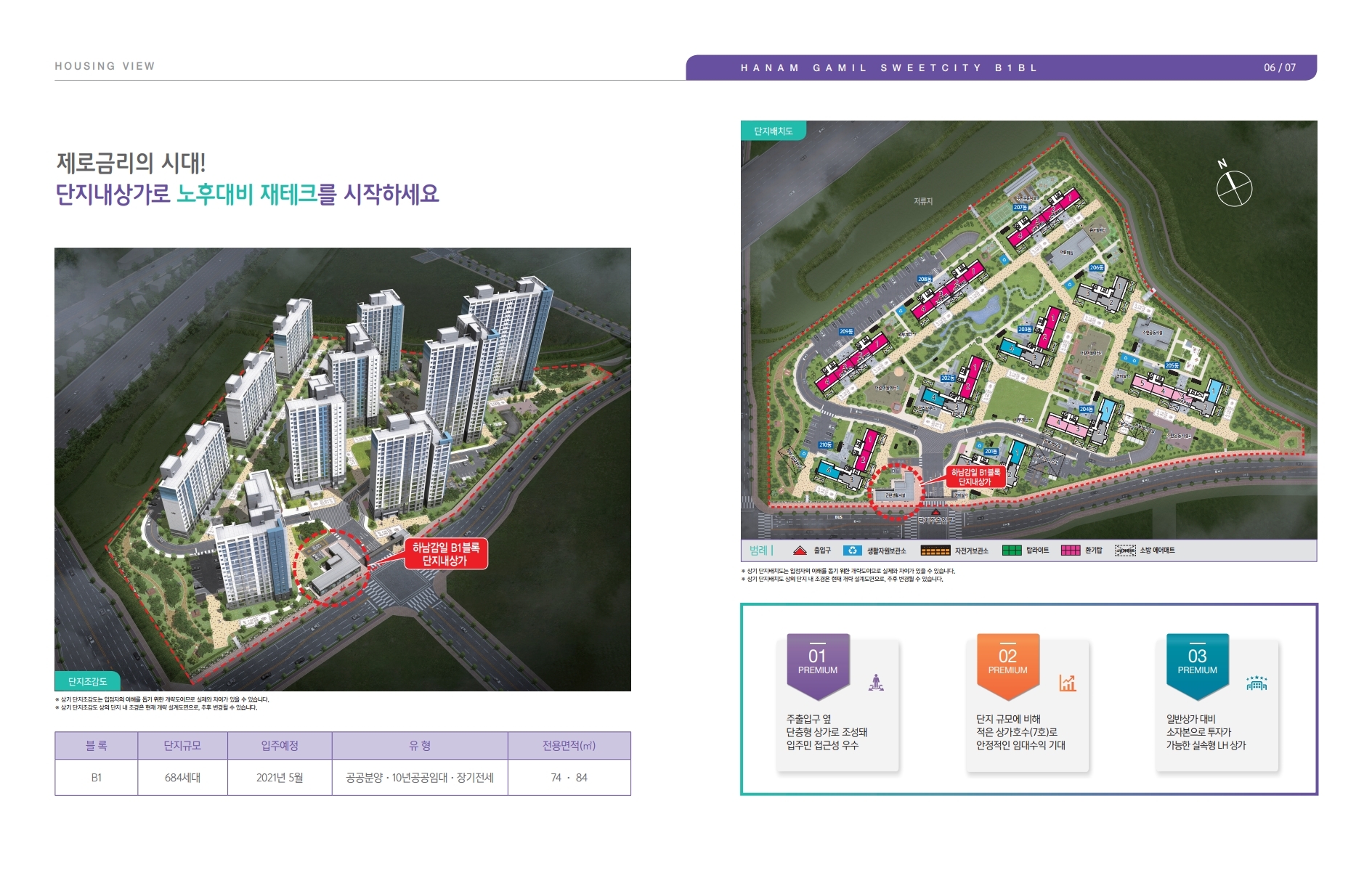 하남 감일 B1블록(스윗시티) 단지내상가 입찰 공고 - 부동산이야기