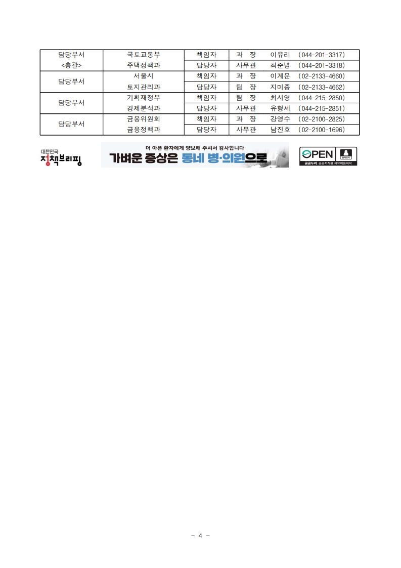 정부와 서울시, 주택시장 안정화 방안 발표! 🚨 - 부동산이야기