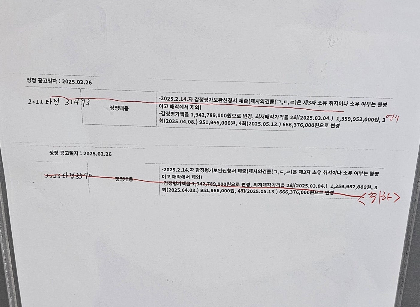 2025년3월4일 부천지원 경매 현장 스케치 - 경공매