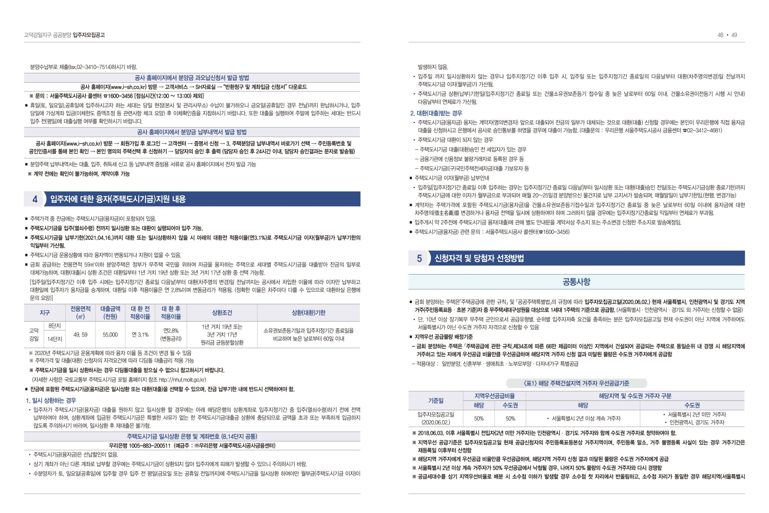 고덕 강일지구 8단지 14단지 입주자 모집공고 - 부동산이야기