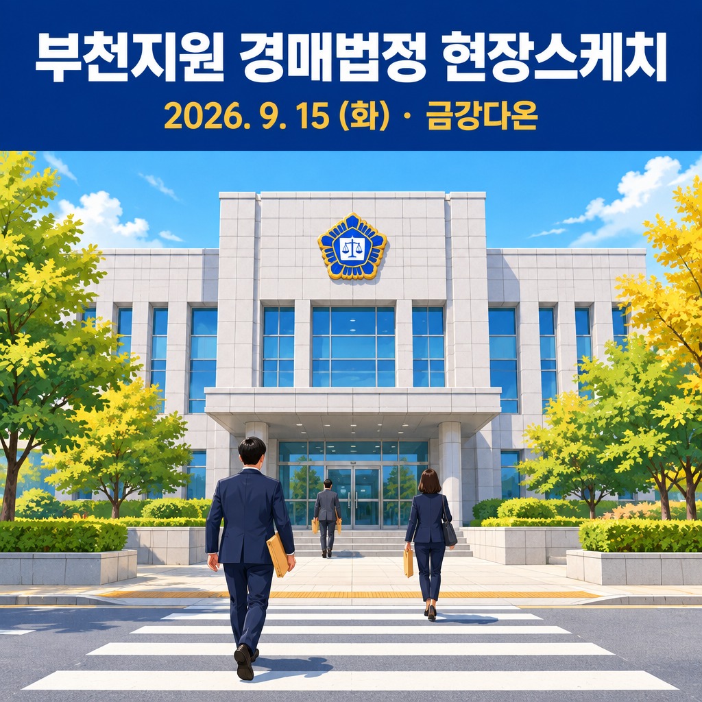 부천지원 경매법정 현장스케치 - 대리입찰 2건, 입찰 직전 금액 수정까지 - 경공매