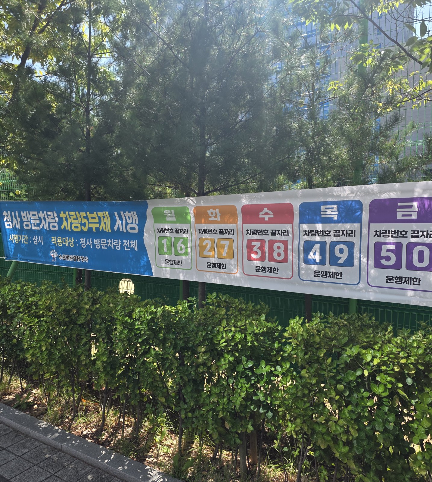 수원지법 경매 가기 전 이것부터 확인하세요 — 차량 5부제에 막혀 주차장 못 들어간 날 (9/7 현장스케치) - 경공매